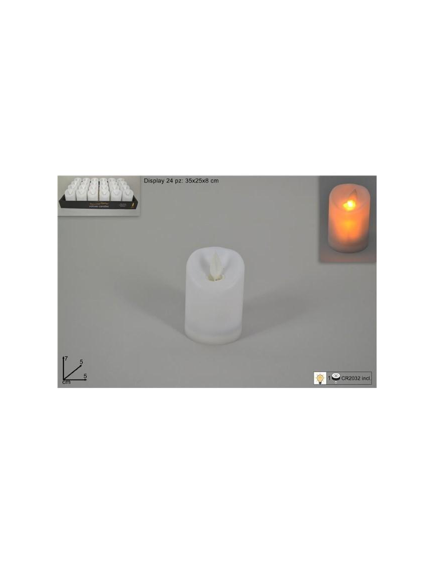 CANDELA LED BATTERIA 7 CENTIMETRI