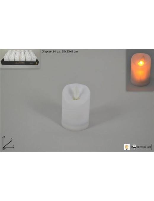 CANDELA LED BATTERIA 7 CENTIMETRI