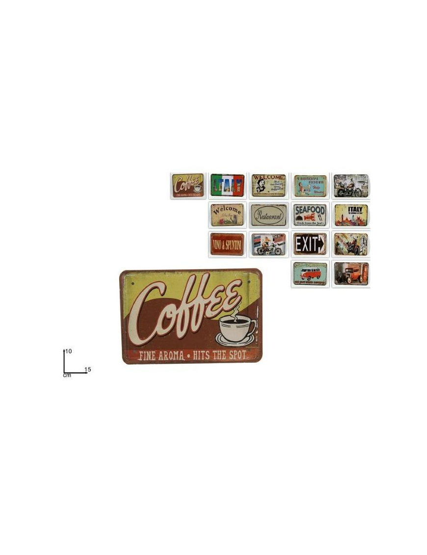 TARGHETTA VINTAGE 10x15cm LN0011 $$