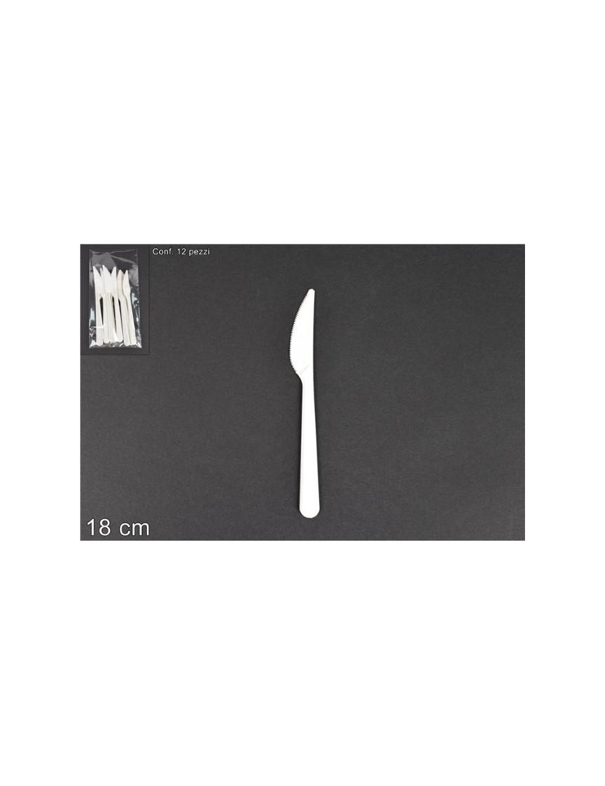 BIO COMPOSTABILE COLTELLO 12pz LN00239