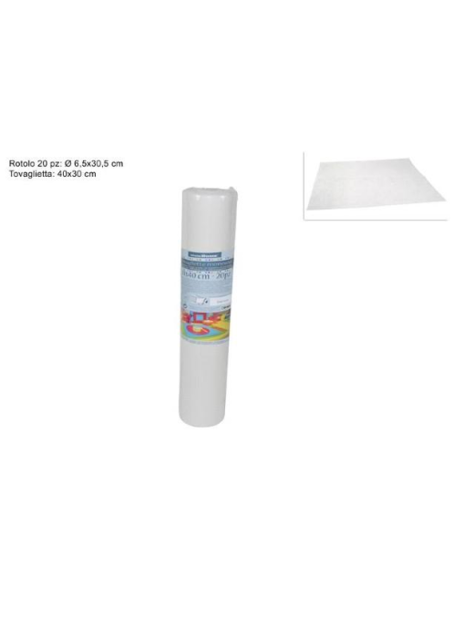 TEAR-OUT PLACEMAT 30x40 WHITE