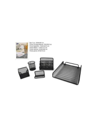 SET UFFICIO NERO 5 PEZZI