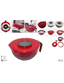 CIOTOLA MULTIUSO CON COPERCHIO 3in1