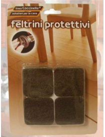 FELTRINI QUADRATO SET 12 PEZZI