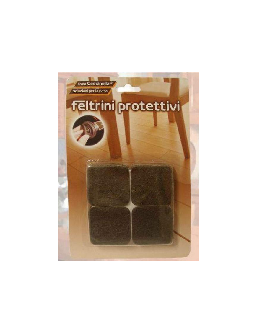 SQUARE FELT SET OF 12 PIECES