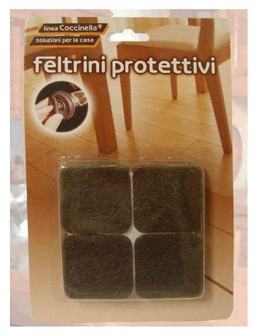 FELTRINI QUADRATO SET 12 PEZZI