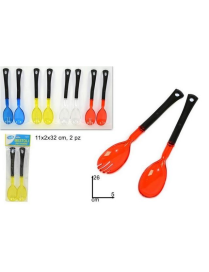 PAIR OF SALAD LADLES