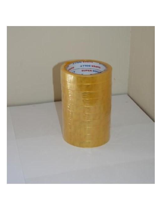 BRICO TRANSPARENT TAPE 15x66 MM 10 PIECES