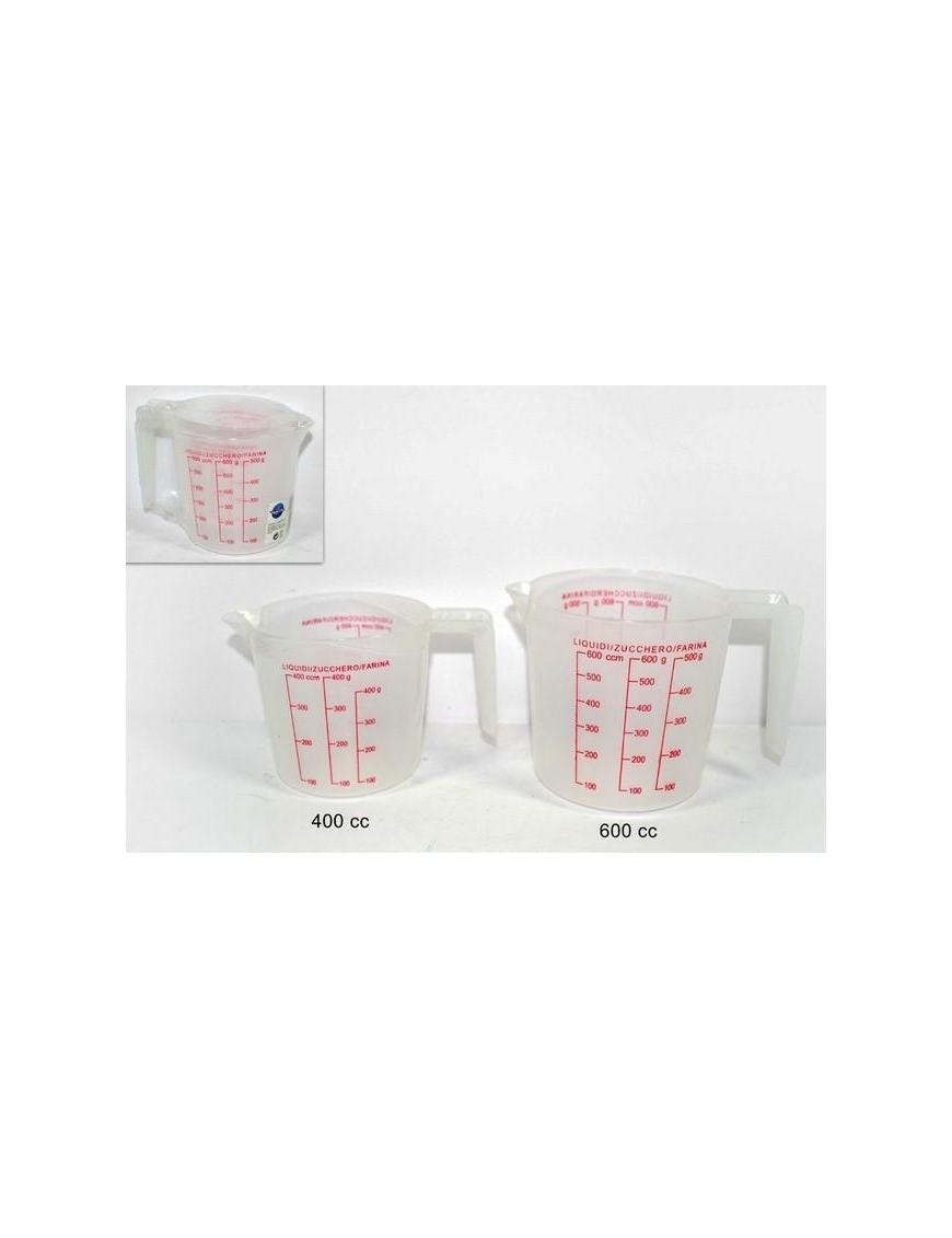 2-PIECE PLASTIC GRADUATED JUG