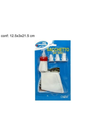 SACCO DECORATORE CON FORMINE PER DOLCI