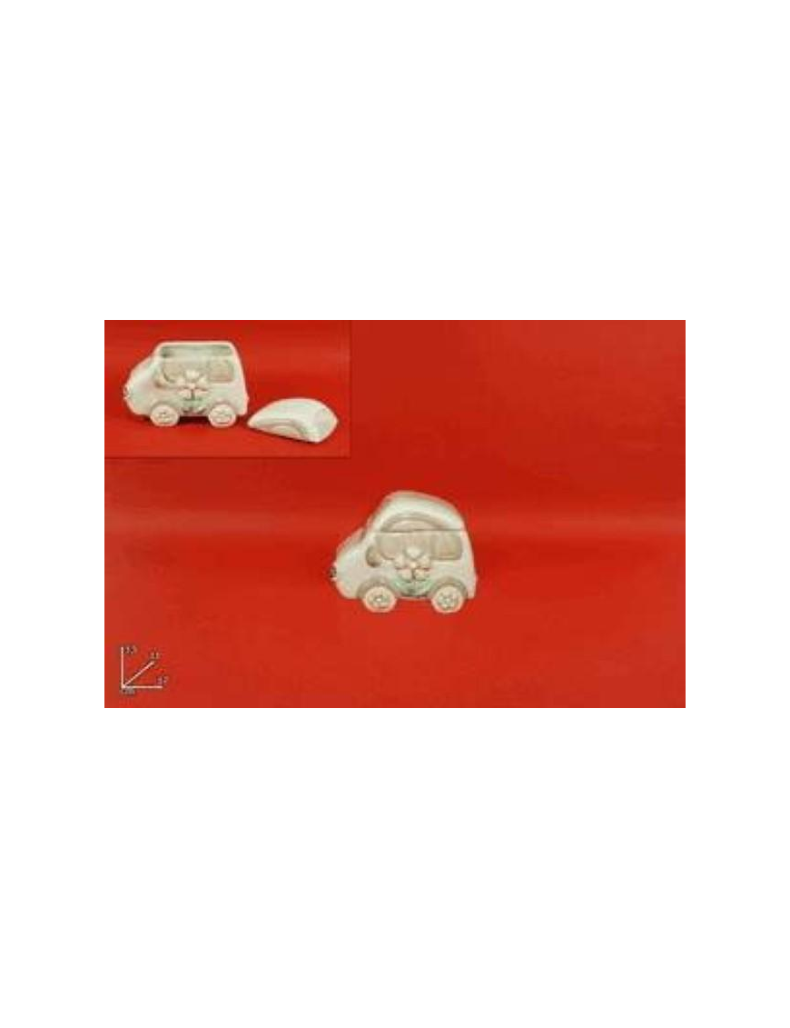 COFANETTO MACCHININA C/FIORI 17x11x13c$$