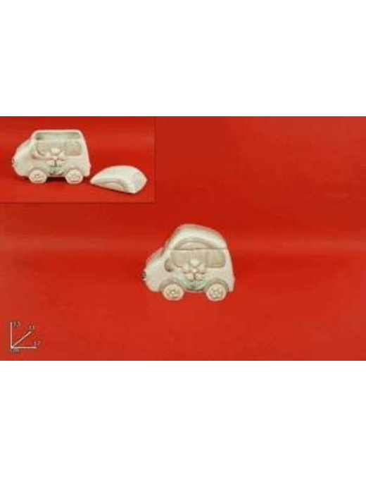 COFANETTO MACCHININA C/FIORI 17x11x13c$$