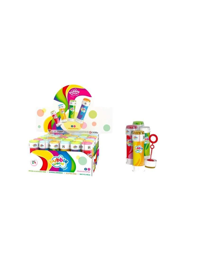 BOLLE DI SAPONE COLORATE