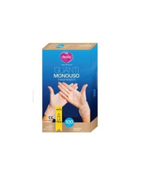 GUANTI MONOUSO TRASP 100pz TG   S 0358
