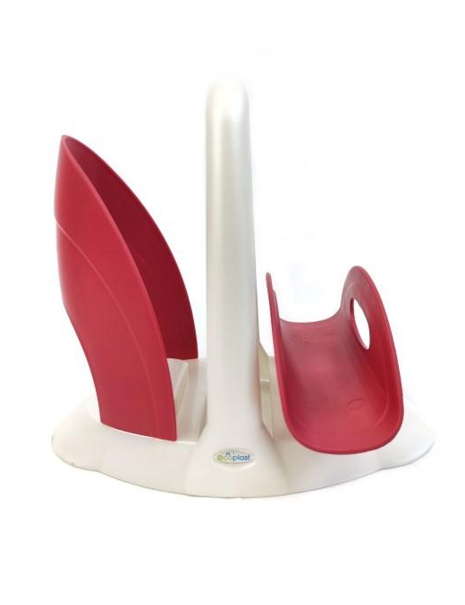 TULIPANO LINE RED NAPKIN HOLDER+CUP HOLDER