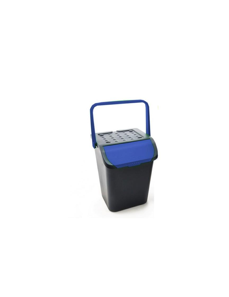 ECOLOGIC 28 LITER BLUE WASTE BIN