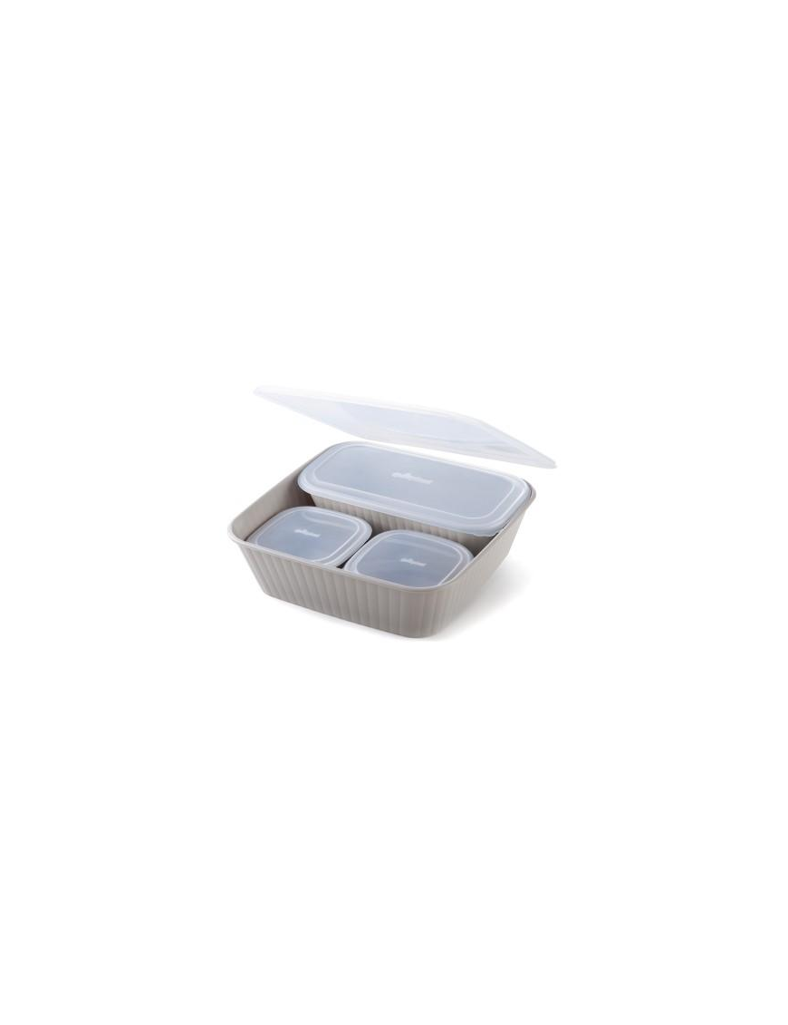 4-PIECE ORICA DIAMETER CONTAINERS WITH HERMETIC LID