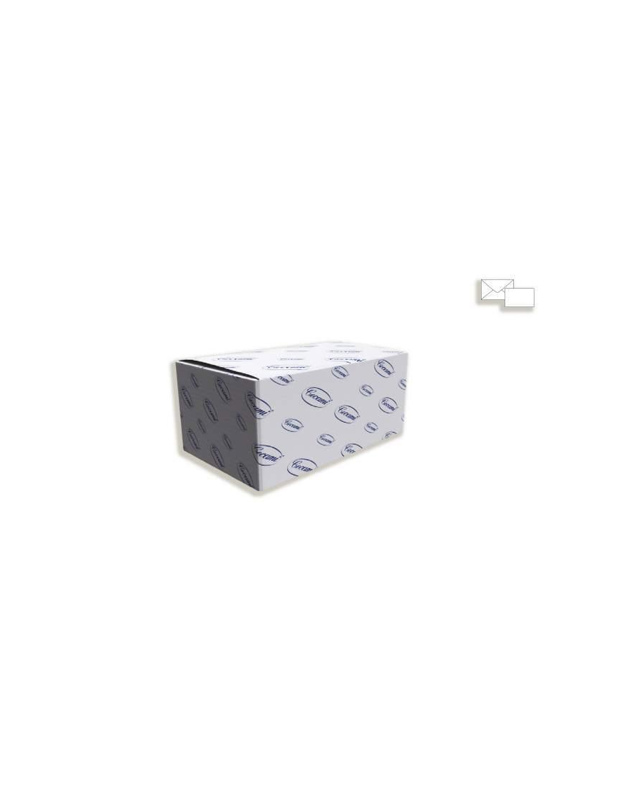 BUSTA+BIGLIETTO 100 PEZZI BIANCO FORMATO 4