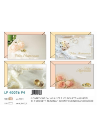 ENVELOPE+CARD 100 PIECES WEDDING