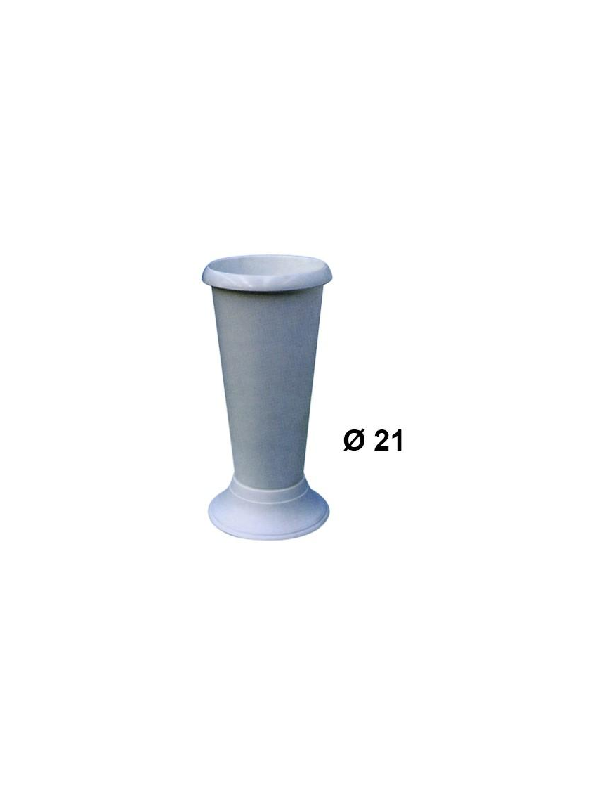 FLOWER VASE WITH BASE diameter 21