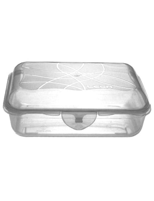 HIGH RECTANGULAR CLICK CLAK CONTAINER 17x12x6cm
