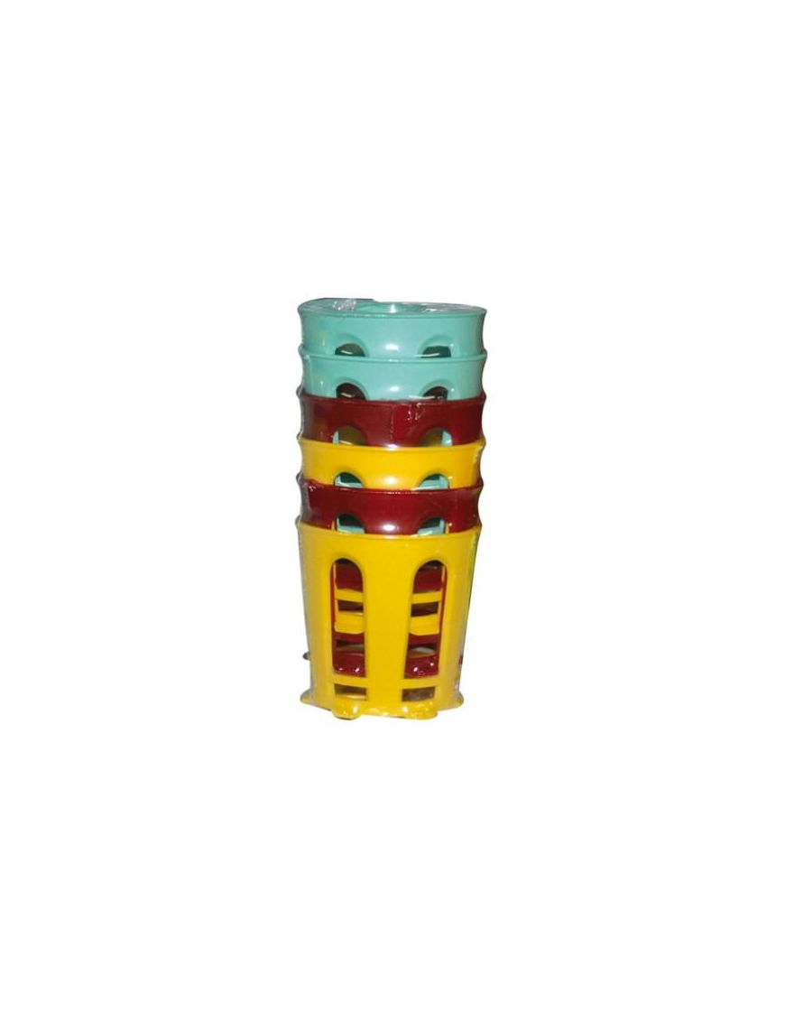 PORTABICCHIERI MONOUSO COLORI ASSORTITI