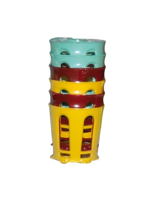DISPOSABLE CUP HOLDER ASSORTED COLORS