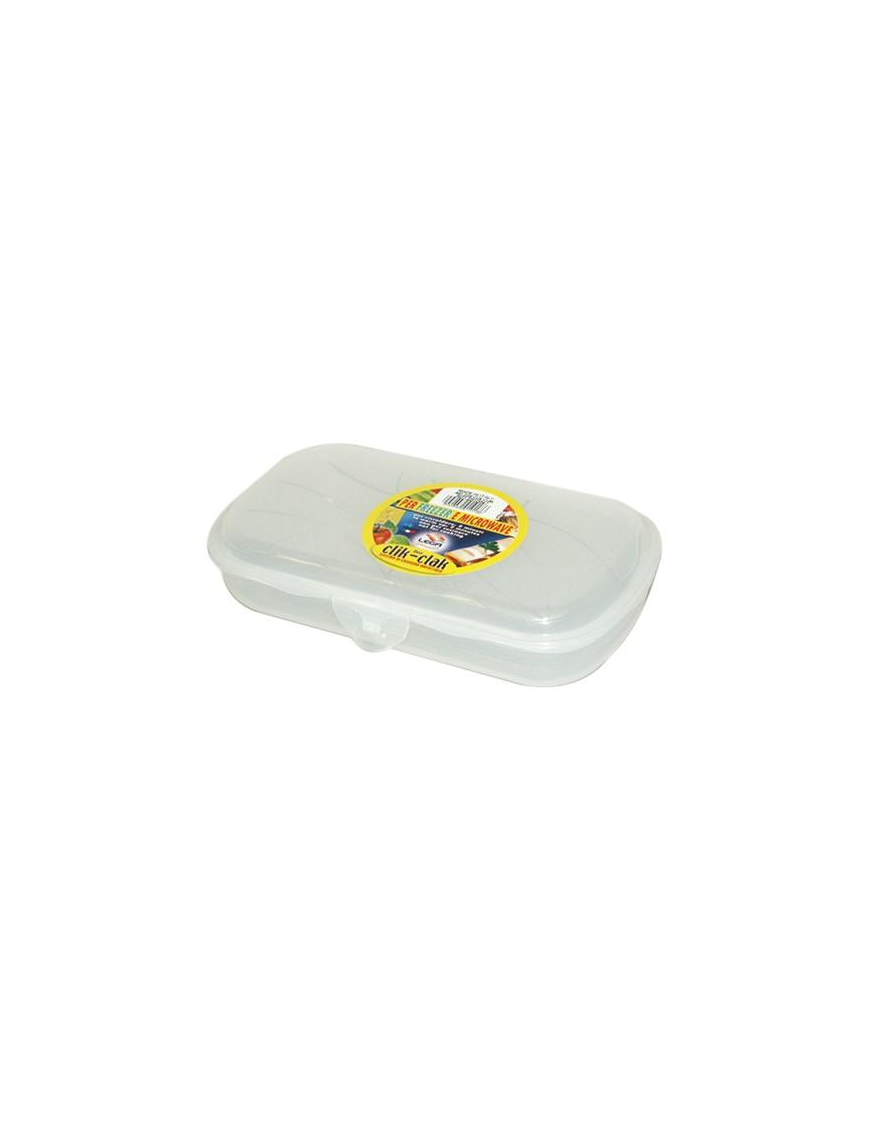 CONTENITORE CLICK CLAK RETTANGOLARE 22x12x4,7cm