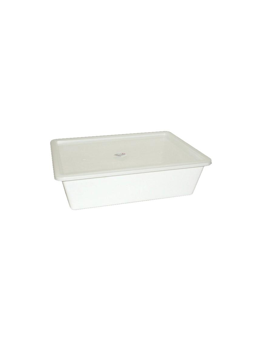 RECTANGULAR TRAY 41x31x10cm WITH LID