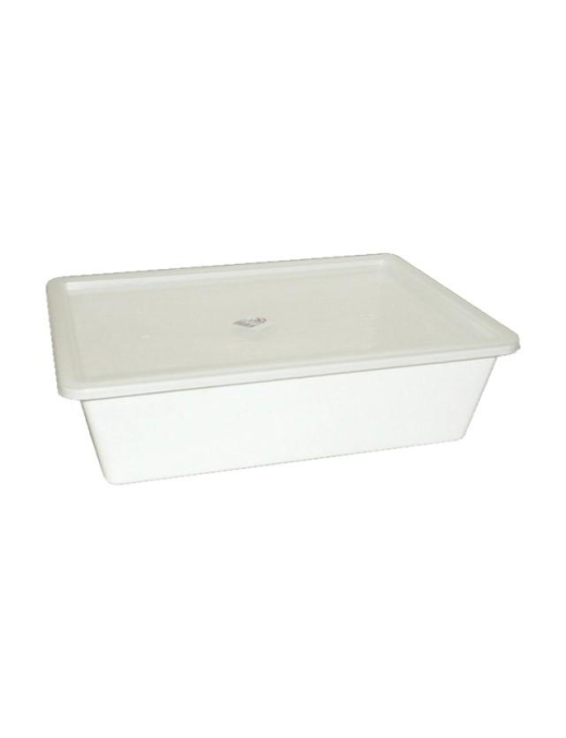 RECTANGULAR TRAY 51x35x11cm WITH LID