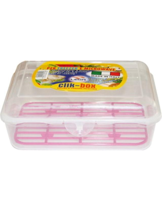RECTANGULAR CLICK CLAK CONTAINER 21.5x16.5x8cm