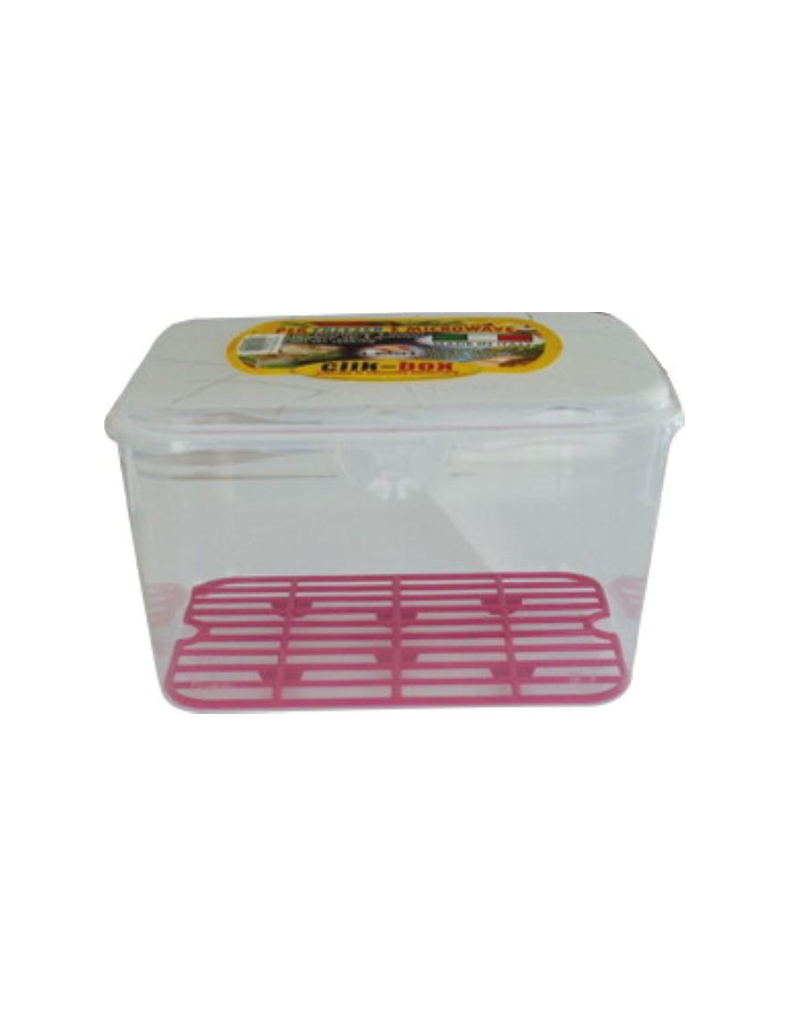 RECTANGULAR CLICK CLAK CONTAINER 22.5x15.5x13cm