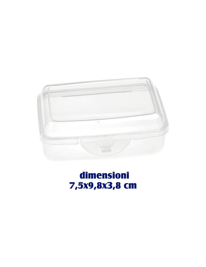 CONTENITORE CLICK CLAK RETTANGOLARE 7,5x9,8x3,8cm