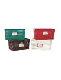 RATTAN BASKET 34x23.5x17.5cm