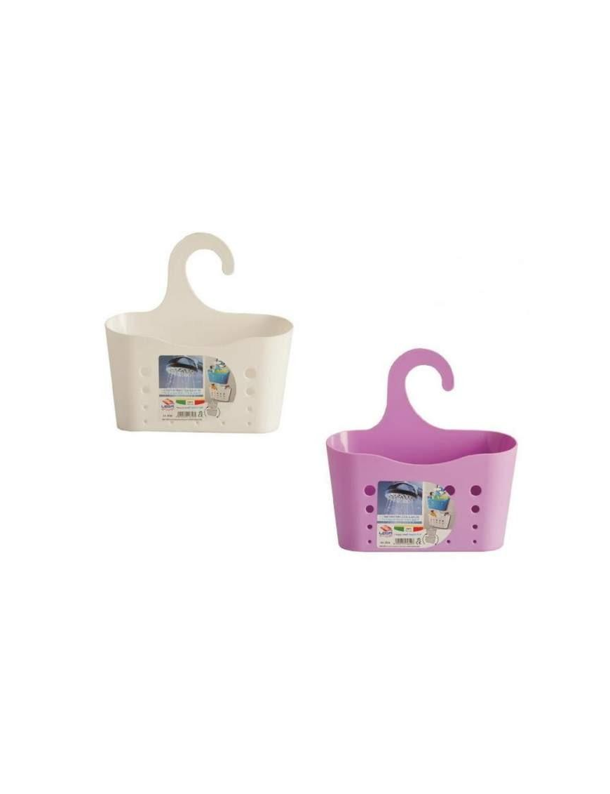 SHOWER HOOK FOR SPONGE-SOAP HOLDER