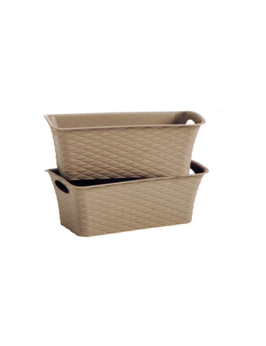 LIVING RATTAN BASKET 26x14x9cm
