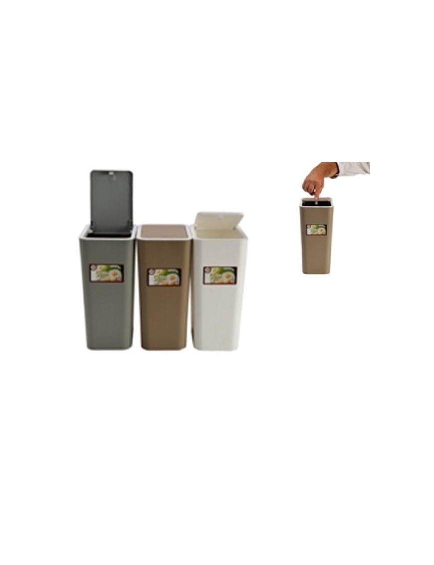 WASTE BIN WITH BUTTON 10lt