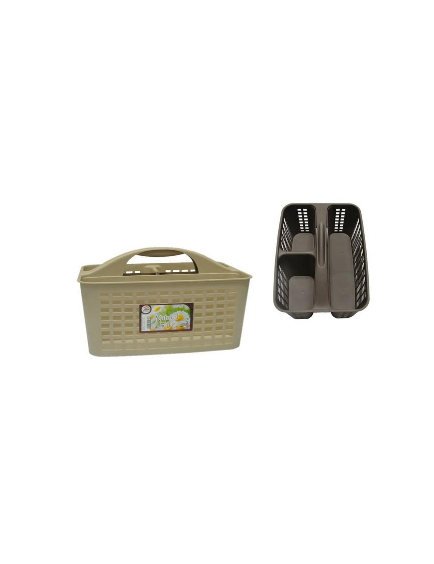 RATTAN CONTAINER WITH HANDLE