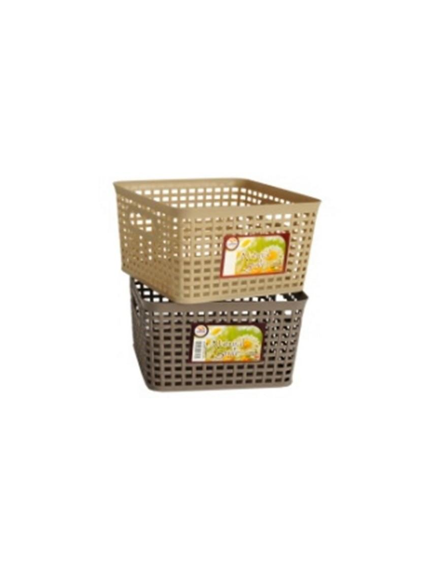 RATTAN BASKET 22x22x12cm