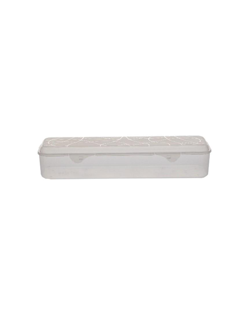 RECTANGULAR CLICK CLAK CONTAINER 36x9x7cm 2.2lt