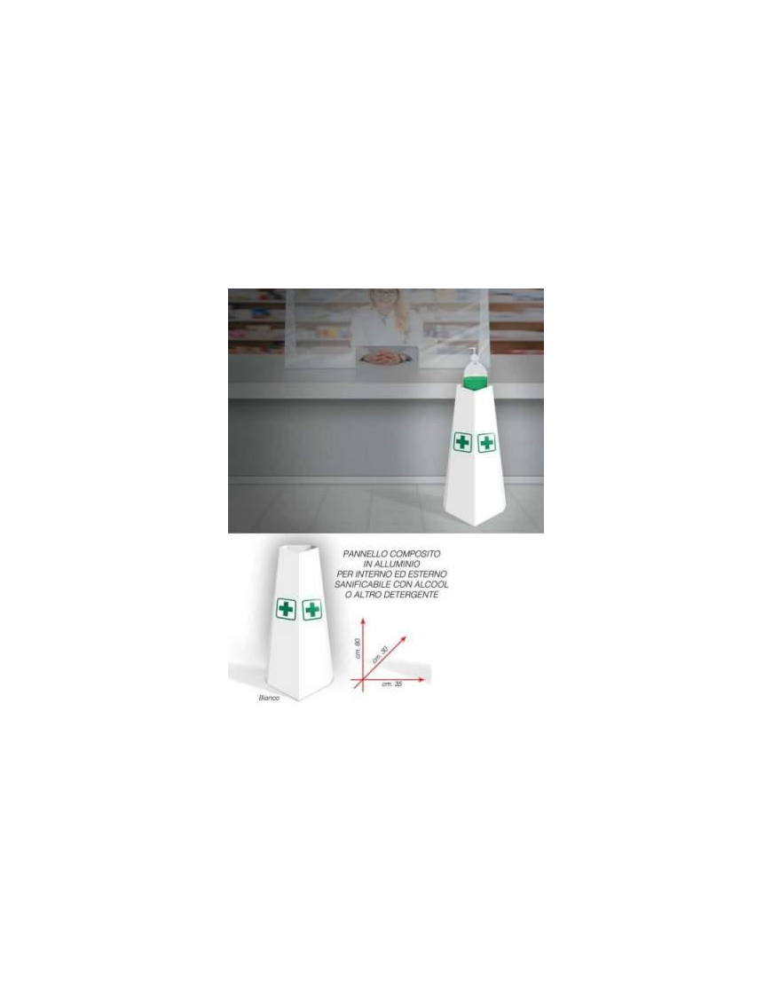 L.MED. P/DISINFETTANTE TOTEM  30x35x80cm