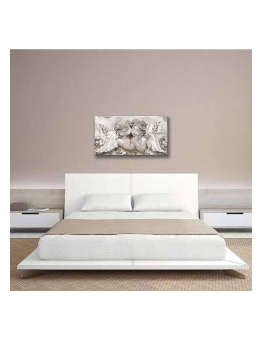 QUADRO SHINY 62x115 CENTIMETRI ANGELS ORO