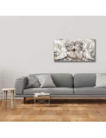 QUADRO SHINY 62x115 CENTIMETRI ANGELS ORO