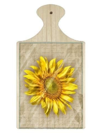 MINI TAGLIERE C/VETRO 16x29 GIRASOLE