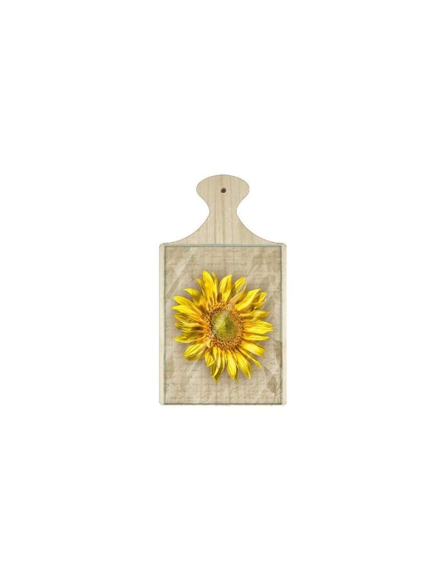 MINI TAGLIERE C/VETRO 16x29 GIRASOLE