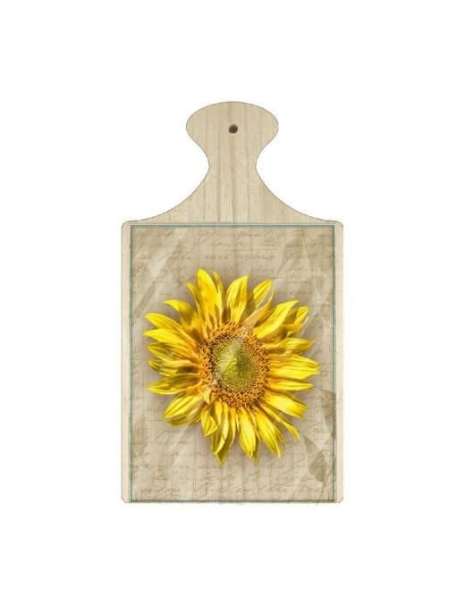 MINI TAGLIERE C/VETRO 16x29 GIRASOLE