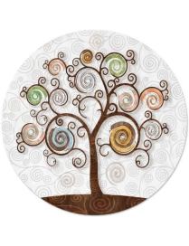 TREE WHITE CHARGER, DIAMETER 32 CENTIMETERS