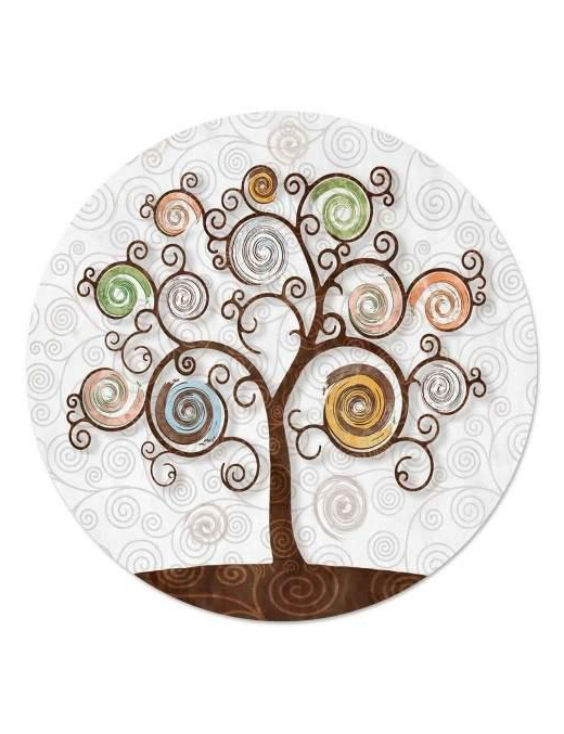 TREE WHITE CHARGER, DIAMETER 32 CENTIMETERS