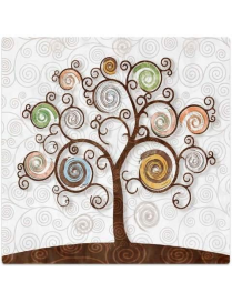 SOTTOPIATTO TREE WHITE 32x32 CENTIMETRI