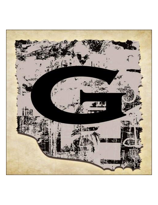 SPRINT LETTERING VINTAGE 16x16cm "G"$$